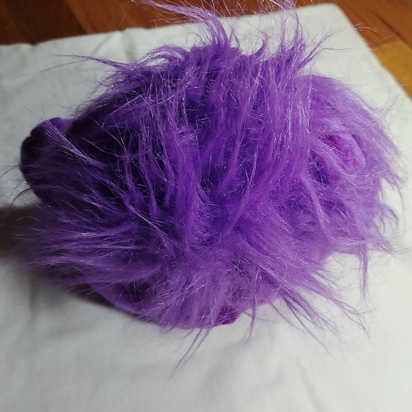 Purple Bear / Lion with Fun Crazy Hair - Picture 7 of 7